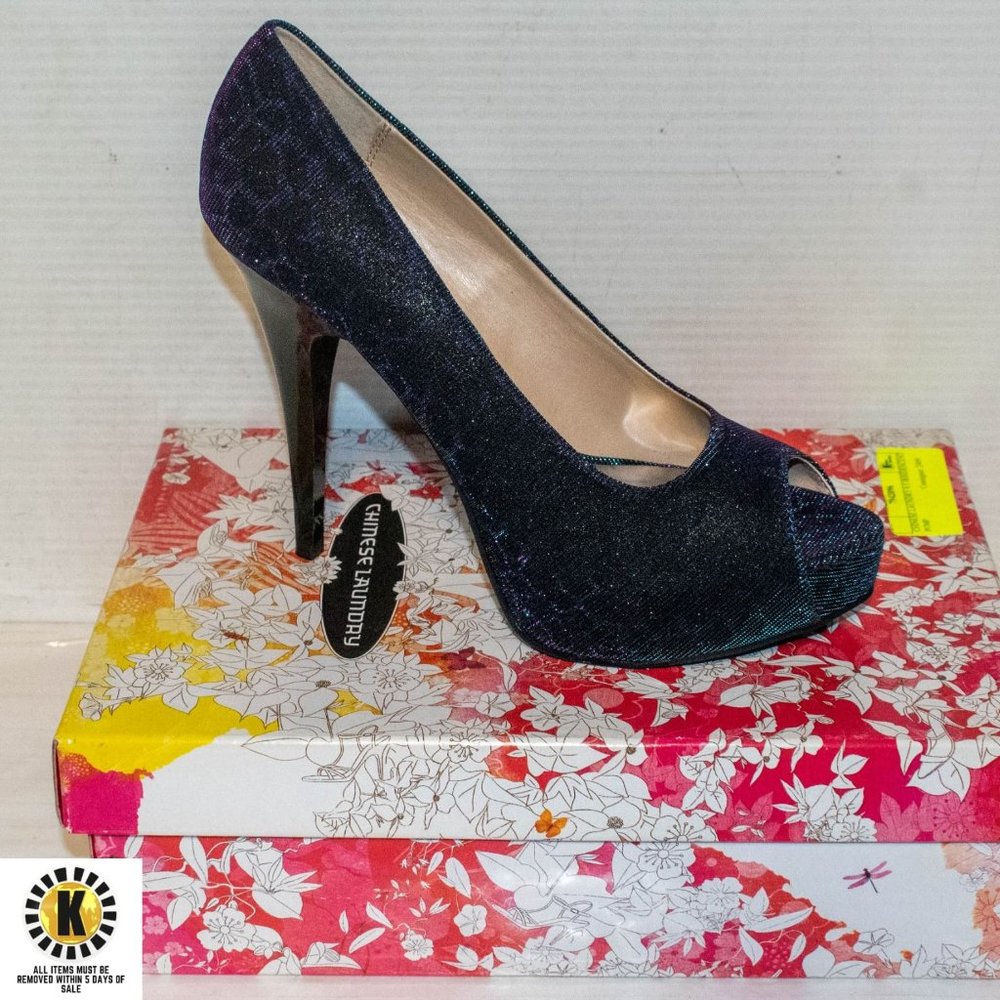 WOMEN'S CHINESE LAUNDRY 9.5 IRIDESCENT PUMP HEELS